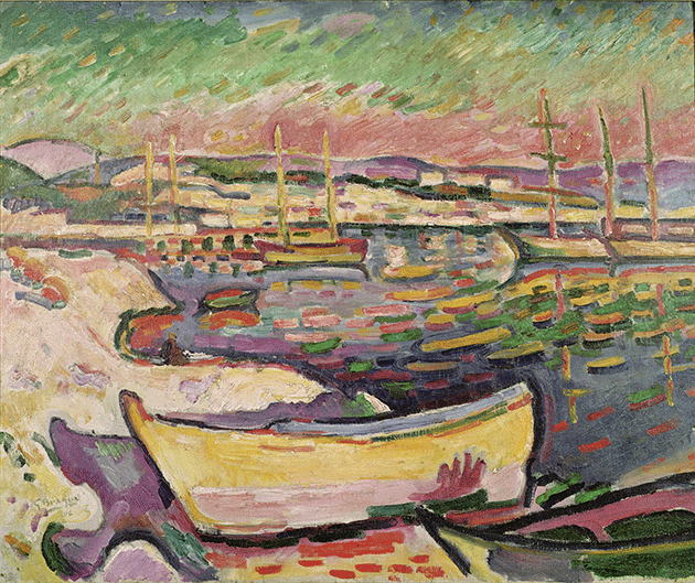 Georges Braque, Boats in the Bay, 1906, Los Angeles County Museum of Art Image: Bridgeman Images, Artwork: © ADAGP, Paris and DACS, London 2022